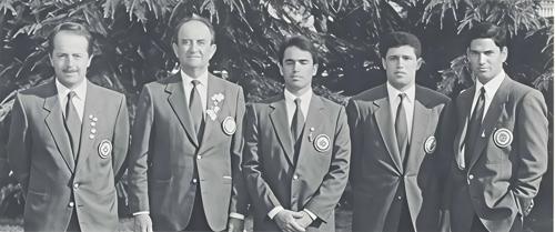 Felipe Harker, Boris Sokoloff, Bernardo Gonzalez, Carlos Uribe, Diego Vanegas